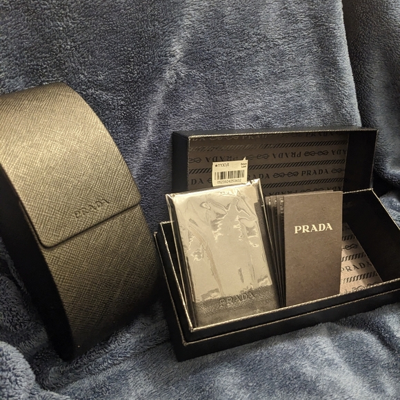 PRADA SPR 30P Brown Gradient/Polarized PDM-6E1 Sunglasses 55-19-140 EUC - Picture 14 of 16